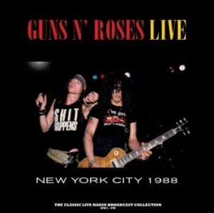 Guns N' Roses - Live In New York City 1988 (Marble) in the group VINYL / Hårdrock at Bengans Skivbutik AB (4183143)