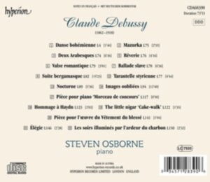Debussy Claude - Early And Late Piano Pieces in the group Externt_Lager /  at Bengans Skivbutik AB (4184325)