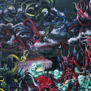 Daeva - Through Sheer Will And Black Magic in the group VINYL / Hårdrock at Bengans Skivbutik AB (4185213)