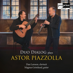 Dan Larsson & Magnus Grönlund - Duo Dialog Plays Astor Piazzolla in the group Externt_Lager /  at Bengans Skivbutik AB (4185548)