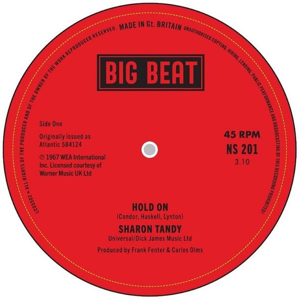 Sharon Tandy - Hold On/Daughter Of The Sun in the group VINYL / Pop at Bengans Skivbutik AB (4185906)