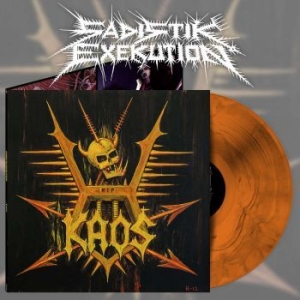 Sadistik Exekution - K.A.O.S. (Orange Marbled Vinyl Lp) in the group VINYL / Hårdrock/ Heavy metal at Bengans Skivbutik AB (4189734)