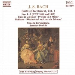 Bach Johann Sebastian - Suites Overtures Vol. 1 in the group Externt_Lager /  at Bengans Skivbutik AB (4189776)