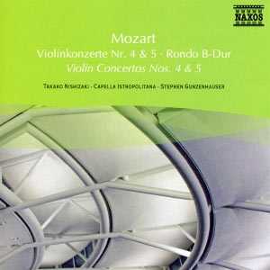 Mozart - Violin Concertos 4&5 in the group Externt_Lager /  at Bengans Skivbutik AB (4189802)