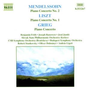 Mendelssohn/Liszt/Grieg - Piano Concertos in the group Externt_Lager /  at Bengans Skivbutik AB (4189880)