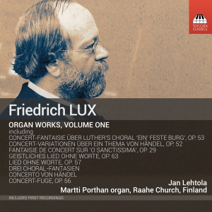 Lux Friedrich - Complete Works For Organ, Vol. 1 in the group Externt_Lager /  at Bengans Skivbutik AB (4192657)