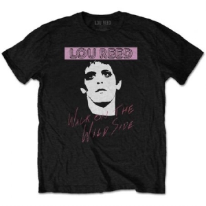Lou Reed - Lou Reed Unisex T-Shirt: Walk On The Wild Side in the group MERCH / T-Shirt / Summer T-shirt 23 at Bengans Skivbutik AB (4196220r)