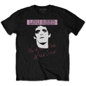 Lou Reed - Lou Reed Unisex T-Shirt: Walk On The Wil in the group OTHER / BW-T-shirts at Bengans Skivbutik AB (4196226)