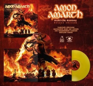 Amon Amarth - Surtur Rising (Yellow Vinyl Lp) in the group VINYL / Hårdrock/ Heavy metal at Bengans Skivbutik AB (4199315)