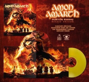 Amon Amarth - Surtur Rising (Yellow Vinyl Lp) in the group VINYL / Hårdrock at Bengans Skivbutik AB (4199315)