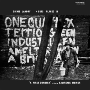 Dickie Landry - 4 Cuts Placed In ''a First Quarter' in the group VINYL / Jazz/Blues at Bengans Skivbutik AB (4202294)