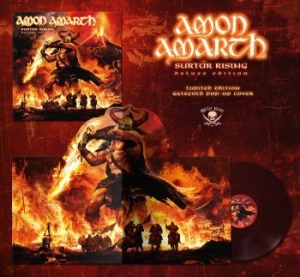 Amon Amarth - Surtur Rising (Burgundy Marbled Vin in the group Minishops / Amon Amarth at Bengans Skivbutik AB (4205070)