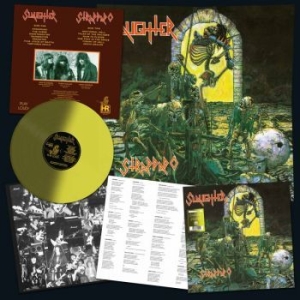 Slaughter - Strappado (Swamp Green/Yellow Vinyl in the group VINYL / Hårdrock/ Heavy metal at Bengans Skivbutik AB (4206722)