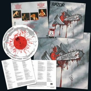 Razor - Violent Restitution (Splatter Vinyl in the group VINYL / Hårdrock at Bengans Skivbutik AB (4206859)