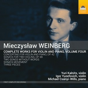 Weinberg Mieczyslaw - Complete Works For Violin & Piano, in the group Externt_Lager /  at Bengans Skivbutik AB (4208913)