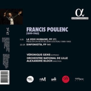 Poulenc Francis - La Voix Humaine in the group Externt_Lager /  at Bengans Skivbutik AB (4208959)
