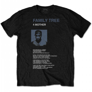 2Pac - Unisex T-Shirt: Family Tree in the group OTHER / MK Test 5 at Bengans Skivbutik AB (4212218r)