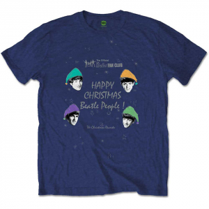 The Beatles - Unisex T-Shirt: Happy Christmas in the group OTHER / Övrigt /  at Bengans Skivbutik AB (4212248r)