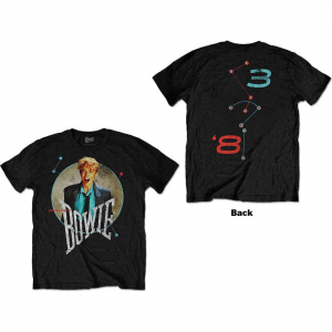 David Bowie - Unisex T-Shirt: Circle Scream (Back Prin in the group OTHER / Övrigt /  at Bengans Skivbutik AB (4212267r)