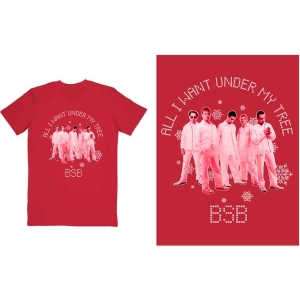 Backstreet Boys - Unisex T-Shirt: All I Want Xmas in the group MERCHANDISE / T-shirt / Pop-Rock at Bengans Skivbutik AB (4212399r)