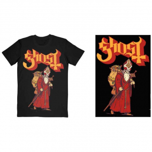 Ghost - Unisex T-Shirt: Greetings From Papa Noel in the group OTHER / Övrigt /  at Bengans Skivbutik AB (4212471r)