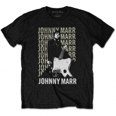 Johnny Marr - Unisex T-Shirt: Guitar Photo in the group OTHER / MK Test 5 at Bengans Skivbutik AB (4212630r)