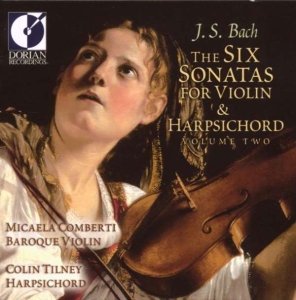 Comberti Micaela Tiney Colin - Bach: Violin Sonatas Vol 2 in the group Externt_Lager /  at Bengans Skivbutik AB (4212812)