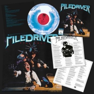 Piledriver - Stay Ugly (White/Blue Vinyl Lp) in the group VINYL / Hårdrock/ Heavy metal at Bengans Skivbutik AB (4213604)