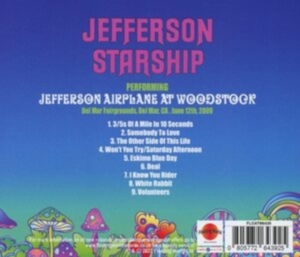 Jefferson Starship - Jefferson Airplane At Woodstock in the group OTHER / Övrigt / at Bengans Skivbutik AB (4215892)