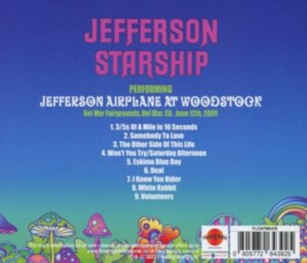 Jefferson Starship - Jefferson Airplane At Woodstock in the group CD / Rock at Bengans Skivbutik AB (4215892)