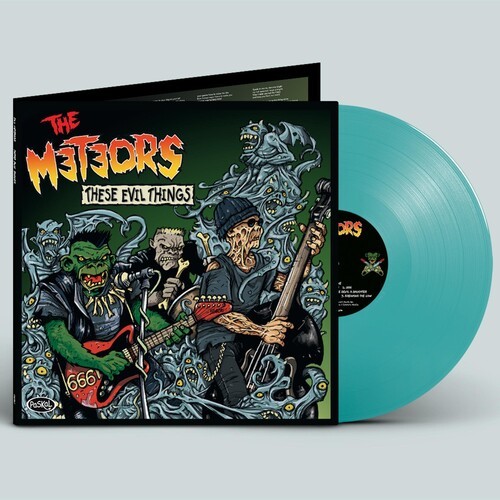 Meteors - These Evil Things (Blue) in the group VINYL / Pop at Bengans Skivbutik AB (4216552)