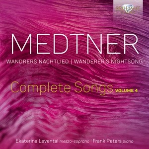 Medtner Nikolai - Wandrers Nachtlied - Complete Songs in the group Externt_Lager /  at Bengans Skivbutik AB (4216580)