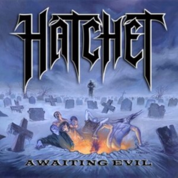 Hatchet - Awaiting Evil (Blue Vinyl Lp) in the group VINYL / Bestsellers at Bengans Skivbutik AB (4217286)