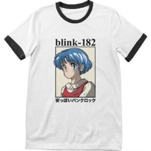 Blink-182 - Blink-182 Unisex T-Shirt: Anime in the group Minishops / Blink-182 at Bengans Skivbutik AB (4219677r)