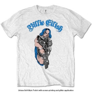 Billie Eilish - Billie Eilish Kids T-Shirt: Bling (Glitt in the group Minishops / Billie Eilish at Bengans Skivbutik AB (4219876r)