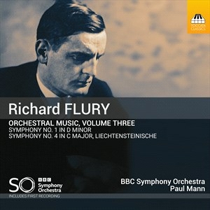 Flury Richard - Orchestral Music, Vol. 3 in the group Externt_Lager /  at Bengans Skivbutik AB (4223618)