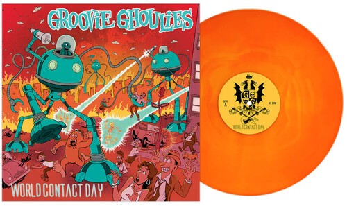 Groovie Ghoulies The - World  Contact Day (Colored) in the group VINYL / Pop-Rock at Bengans Skivbutik AB (4224313)