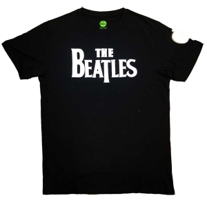 The Beatles - Drop T Logo App Slub Uni Bl    in the group MERCH / T-Shirt /  at Bengans Skivbutik AB (4225493r)