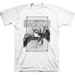Led Zeppelin - Icarus Burst Uni Wht in the group MERCHANDISE / T-shirt / Heavy Metal at Bengans Skivbutik AB (4225534r)
