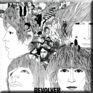 The Beatles - FRIDGE MAGNET: REVOLVER in the group MERCHANDISE / Magnet / Pop-Rock at Bengans Skivbutik AB (4225940)