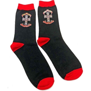 Guns N Roses - Appetite Cross Uni Bl Socks (Eu 40-45) in the group MERCHANDISE / Strumpor / Heavy Metal at Bengans Skivbutik AB (4225953)