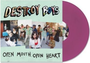 Destroy Boys - Open Mouth Open Heart (Purple Vinyl in the group VINYL / Rock at Bengans Skivbutik AB (4226552)