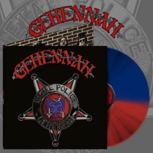 Gehennah - Metal Police (Red/Blue Vinyl Lp) in the group VINYL / Hårdrock/ Heavy metal at Bengans Skivbutik AB (4226556)