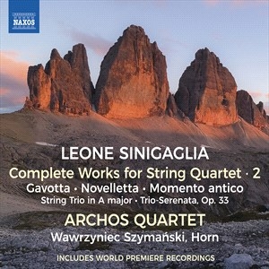 Sinigaglia Leone - Complete Works For String Quartet, in the group Externt_Lager /  at Bengans Skivbutik AB (4227196)