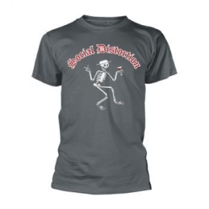 Social Distortion - T/S Grey Skelly Logo (L) in the group OTHER / Merchandise at Bengans Skivbutik AB (4230315)