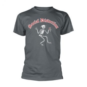 Social Distortion - T/S Grey Skelly Logo (Xxl) in the group MERCHANDISE / T-shirt / Pop-Rock at Bengans Skivbutik AB (4230318)