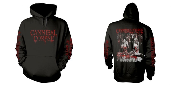 Cannibal Corpse - Hood - Butchered At Birth (M) in the group MERCHANDISE / Hoodies / Hårdrock at Bengans Skivbutik AB (4230320)