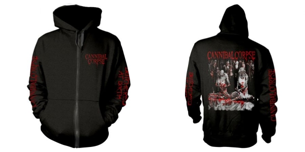 Cannibal Corpse - Zip-Hood - Butchered At Birth (Xxl in the group MERCH / Clothing / Hoodies at Bengans Skivbutik AB (4230383)