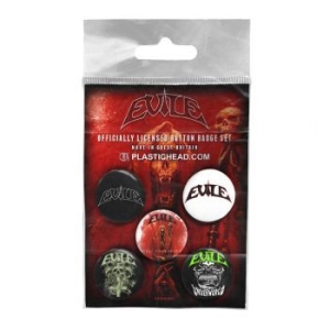 Evile - Button Badge Set in the group OTHER / Merchandise at Bengans Skivbutik AB (4231134)