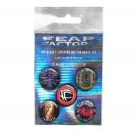 Fear Factory - Button Badge Set Albums 1992-2001 in the group MERCHANDISE / Pin-Button Badge / Heavy Metal at Bengans Skivbutik AB (4231150)